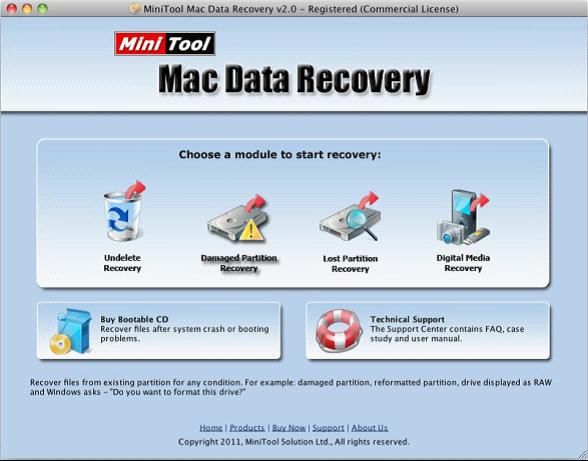 damaged partition recovery