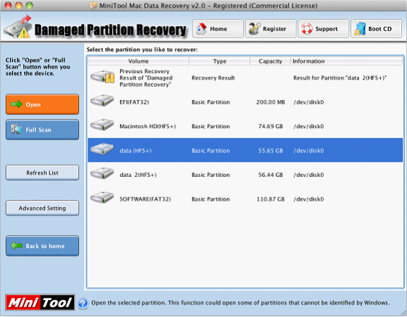 minitool mac data recovery limit