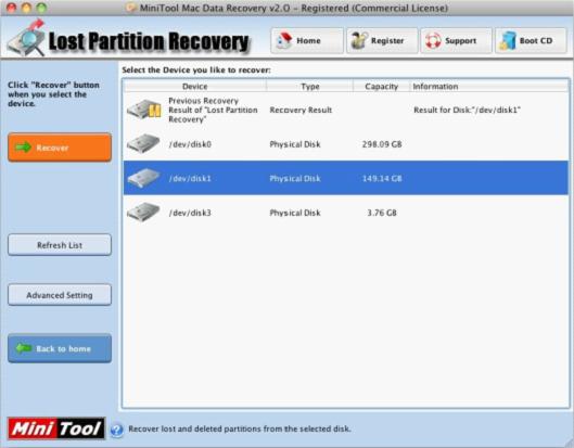 minitool mac data recovery personal