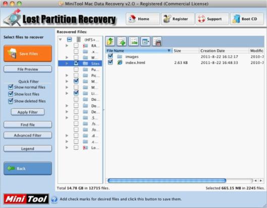 minitool mac data recovery personal