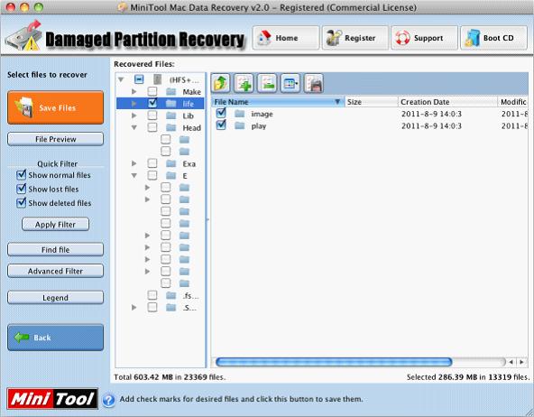 free damaged partition recovery