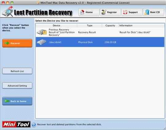 data recovery software mac partition