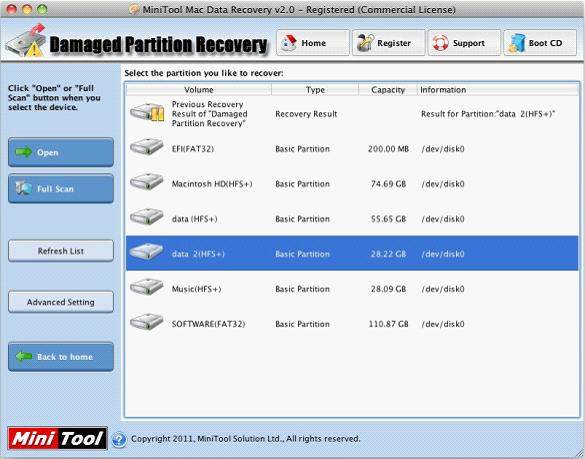 minitool mac data recovery mac