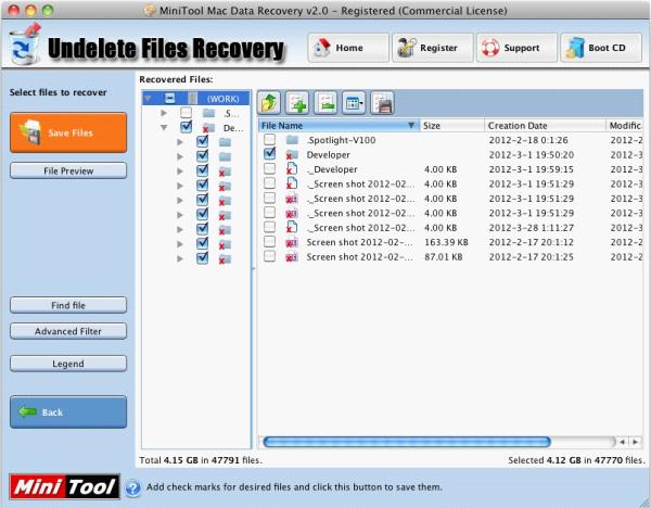 minitool mac data recovery limit