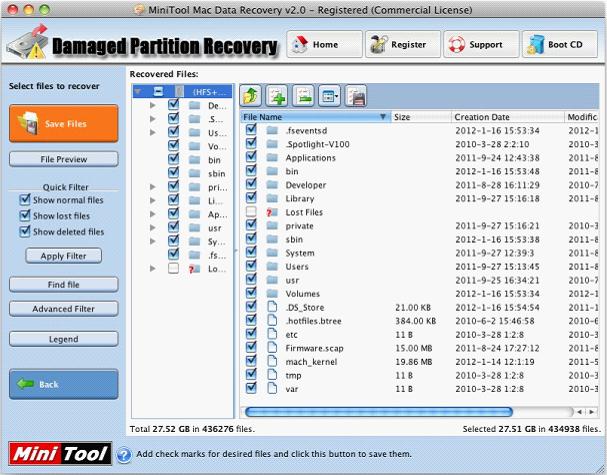 minitool data recovery mac