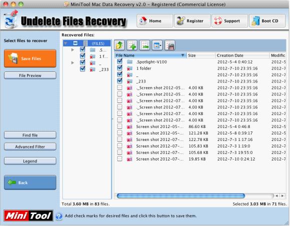 minitool mac data recovery limit